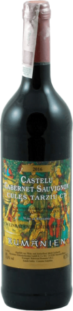 „Castelu“ Cabernet Sauvignon Cules Tarziu Rumänien Hochwertiger Qualitätswein DOCC lieblich-süss 2020