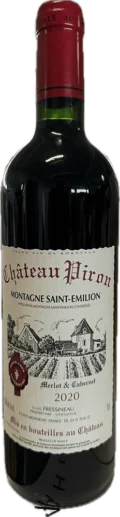Montagne St. Emilion Chateau Piron 2020