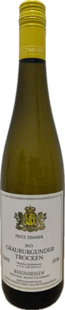 Rheinhessen Fritz Zimmer Grauburgunder trocken 2023